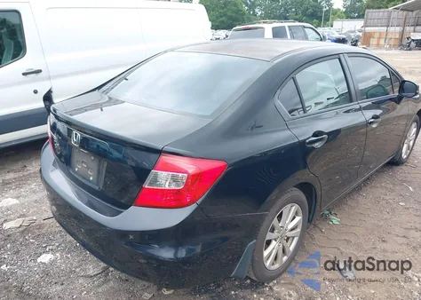 2012 Honda Civic Ex из США, поврежденный, VIN 19XFB2F86CE011173